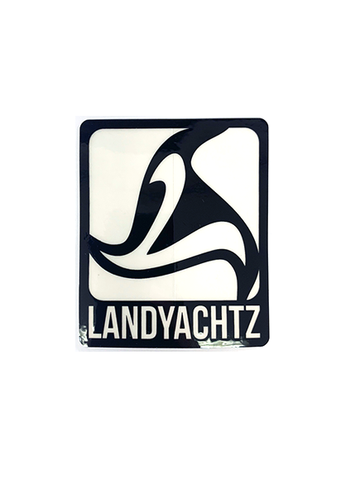Landyachtz Logo Sticker White
