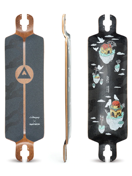 c*7様 LOADED PANTHEON TRIP COLLAB Loaded Pantheon Trip Collab Longboard Complete 33.25