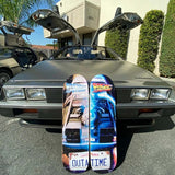 Madrid Back to the Future Deck 8.25" OutaTime Delorean Restoration Left (Limited Edition)