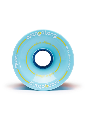 Orangatang 4 President Wheels 70mm 77a (Blue)