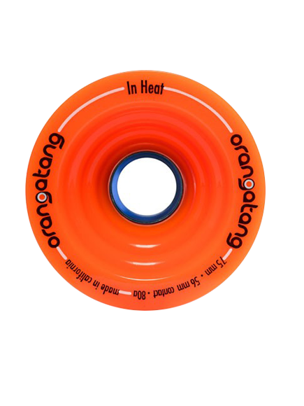 Orangatang In-Heat Wheels 75mm 80a (Orange) – longboardlovesg