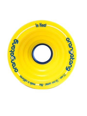 Orangatang In-Heat Wheels 75mm 86a (Yellow)