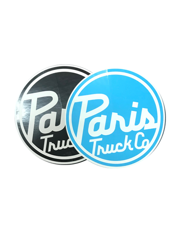 Paris Truck Co Round Sticker Midium
