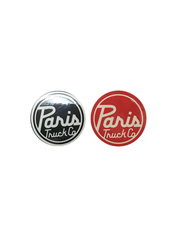 Paris Truck Co Round Sticker Small