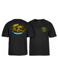Powell Over Dragon T shirt Black