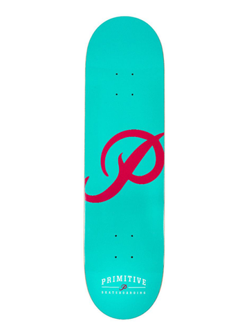 Primitive Classic P Teal Deck 8.25"