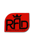Rad Logo Sticker Red