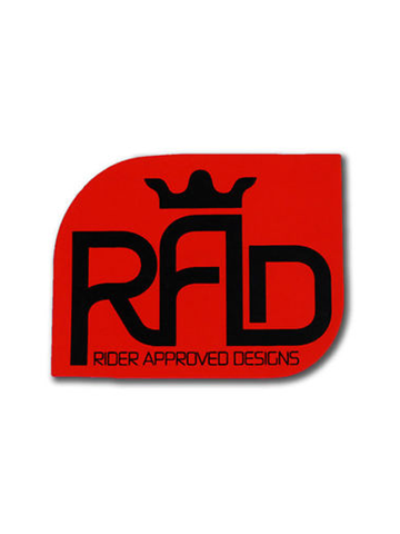 Rad Logo Sticker Red
