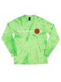Santa Cruz Classic Dot Spider Lime Long Sleeve T-Shirt