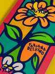 Santa Cruz Delfino Flower Crew Pro VX Deck 8.25"