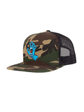 Santa Cruz Screaming Hand Front Mesh Trucker High Profile Hat