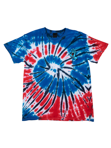 Santa Cruz Screaming Hand Tie Dye - Multi T-Shirt
