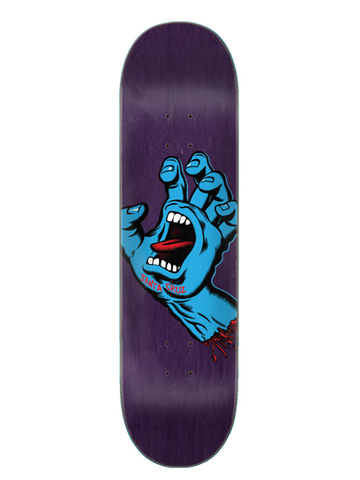 Santa Cruz Screaming Hand Skateboard Deck 8.375”