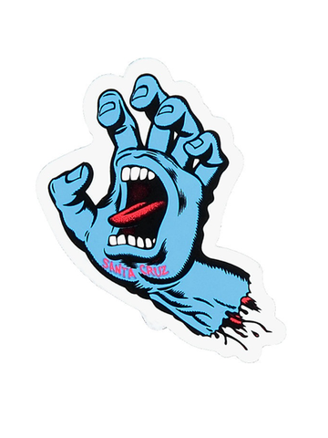 Santa Cruz Screaming Hand Sticker