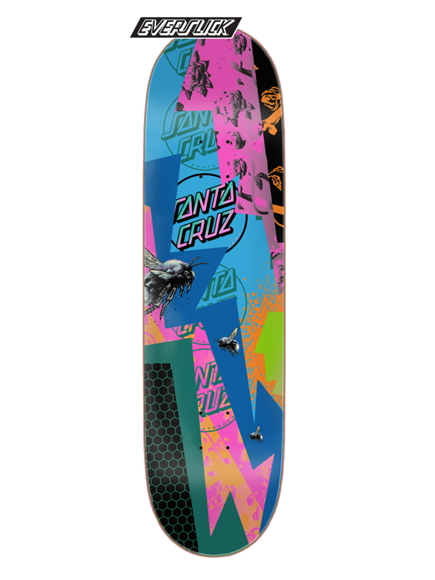 Santa Cruz Ultraviolet Everslick Skateboard Deck 8.5