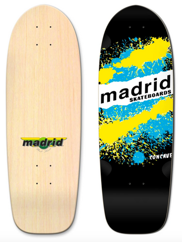 Madrid Explosion OG Cruiser Blue/Yellow Deck 29.25"