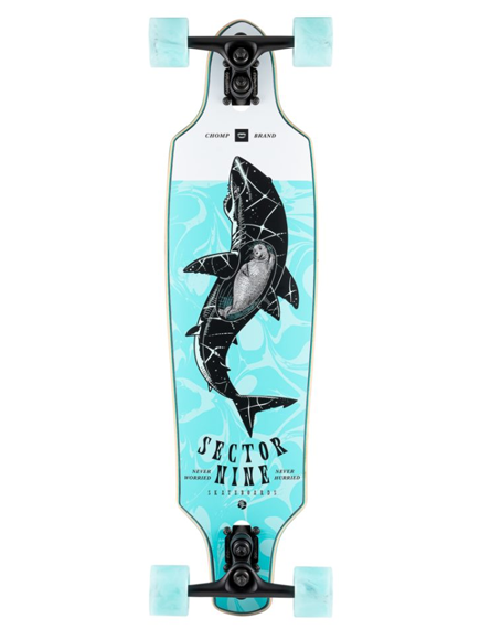 Sector 9 Roundhouse Great White Longboard Complete 34.0