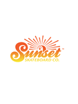 Sunset Skateboard Co Logo Sticker