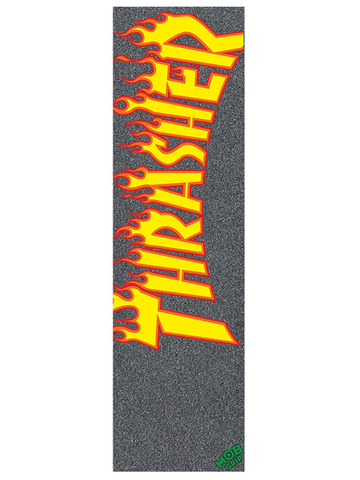 Thrasher Yellow and Orange Flame Griptape