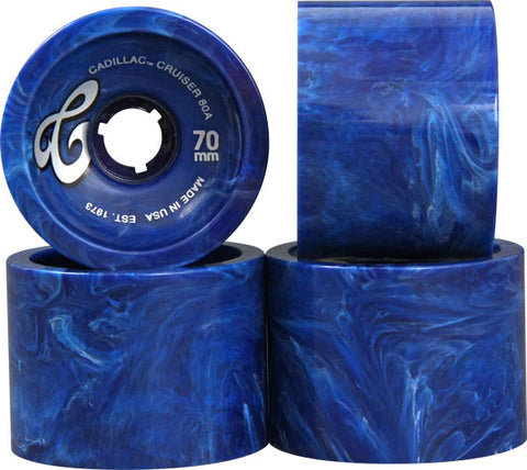 Cadillac Wheels Cruisers 70mm 80A Blue Marble