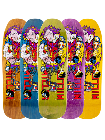Welcome Chris Miller Miller Collage On Gaia Various Stains Deck 9.6"