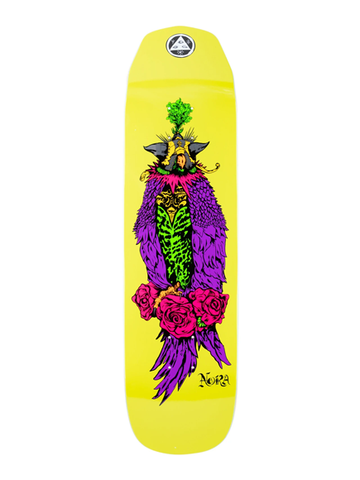 Welcome Nora Vasconcellos Peregrine On Wicked Princess Neon Yellow Deck 8.125”