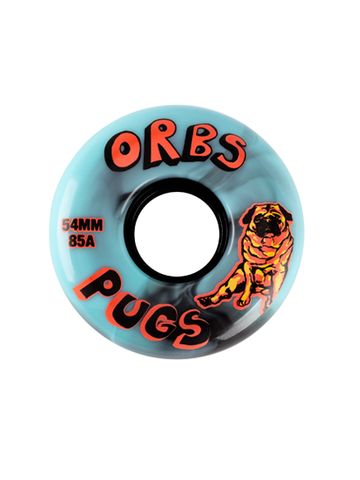 Welcome Orbs Wheels Pugs Black/blue Swirl 54mm 85a