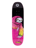 Welcome Sloth on Moontrimmer 2.0 Skateboard Deck - Black/Surf Fade - 8.5"