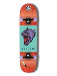 Welcome Tasmanian Angel Skateboard Complete - Orange Stain - 7.75"