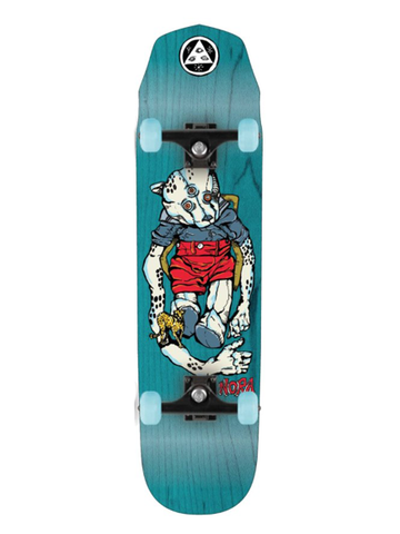 Welcome Teddy Skateboard Complete - Teal Stain - 7.75"