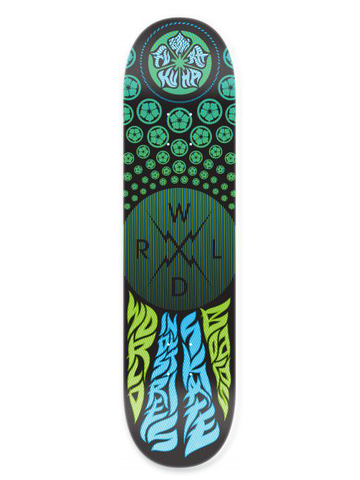 World Industries Black Light Fukuhara Deck 8"