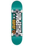 Foundation 3 Star Teal Skateboard Complete 7.88"