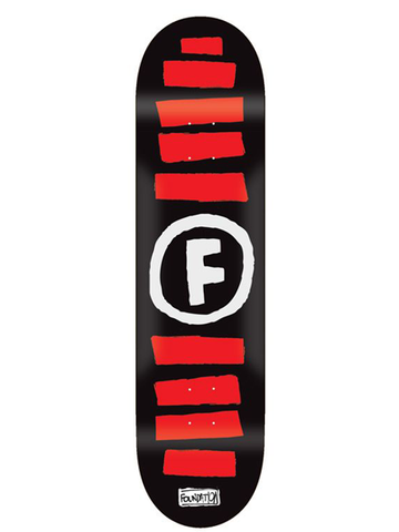 Foundation Doodle Stripe Skateboard Deck 8"