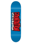 Foundation From the 90s Blue Skateboard Deck 8.25"