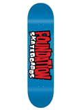 Foundation From the 90s Blue Skateboard Deck 8.25"