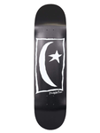 Foundation Star & Moon Square Black Skateboard Deck 8.25"