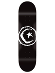 Foundation Star & Moon Black Skateboard Deck 8"