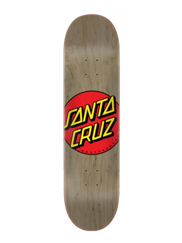Santa Cruz Classic Dot Brown Skateboard Deck 8.375"
