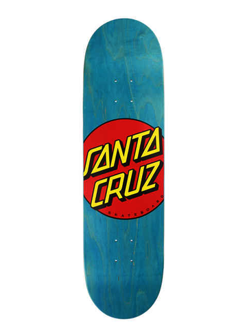 Santa Cruz Classic Dot Blue Skateboard Deck 8.5"