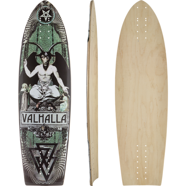 Valhalla dolphin ロンスケ ダウンヒル Valhalla Black Dolphin Deck 36.25